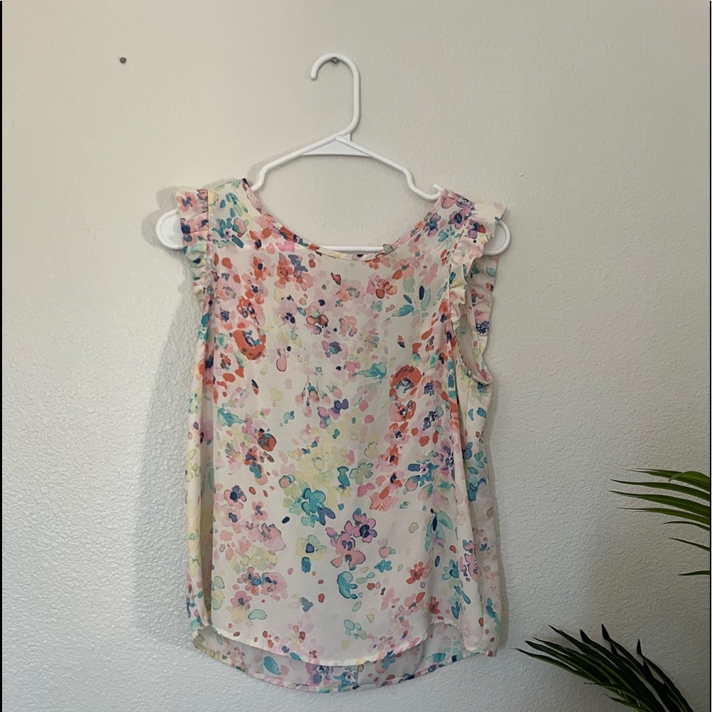 LC Lauren Conrad Sleeveless Blouse Size XS